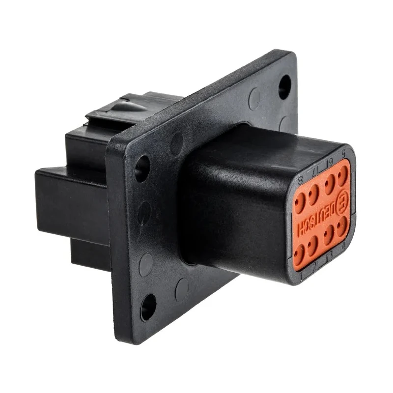 Deutsch DT Series Automotive Connector Female Panel Mount 8 Way Multi-Colour DT04-08P-CL06