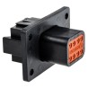 Deutsch DT Series Automotive Connector Female Panel Mount 8 Way Multi-Colour DT04-08P-CL06