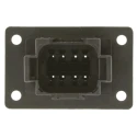 Deutsch DT Series Automotive Connector Female Panel Mount 8 Way Multi-Colour DT04-08P-CL06