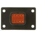 Deutsch DT Series Automotive Connector Female Panel Mount 8 Way Multi-Colour DT04-08P-CL06