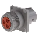 Deutsch Circular Connector 3 Contacts Cable 25.2 mm Socket Male IP67 Crimp HD10