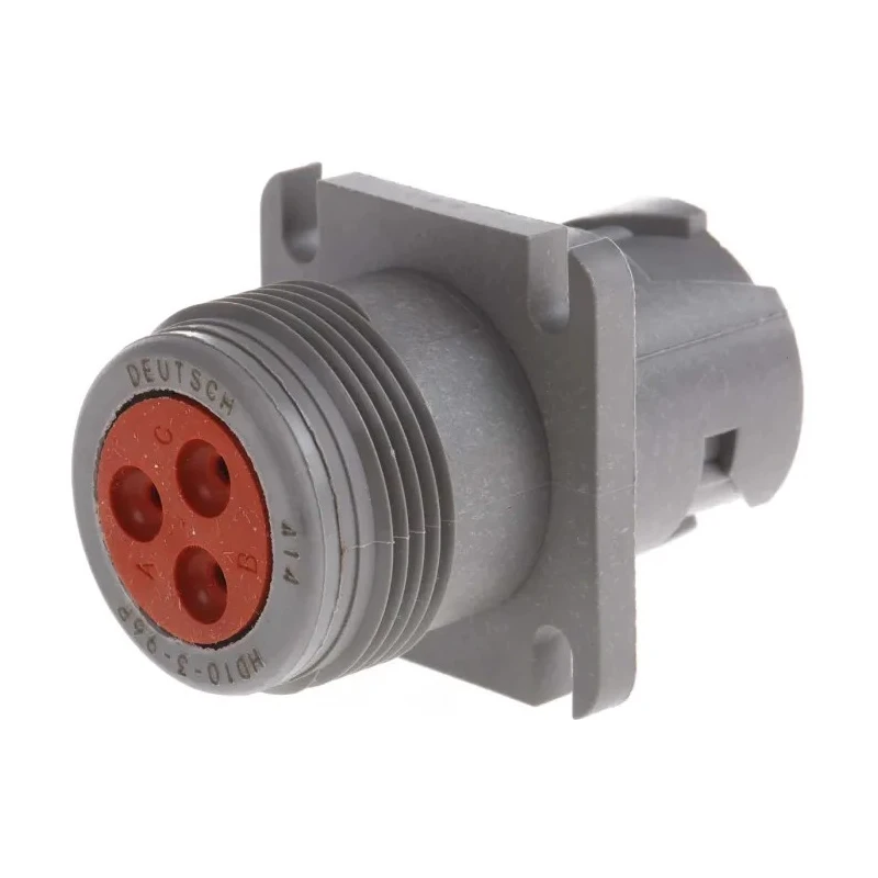 Deutsch Circular Connector 3 Contacts Cable 25.2 mm Socket Male IP67 Crimp HD10