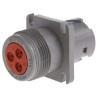 Deutsch Circular Connector 3 Contacts Cable 25.2 mm Socket Male IP67 Crimp HD10