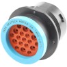 Deutsch Circular Connector 19 Contacts, 2.39 mm, Male, Socket, Cable Mount, IP67, 25A 250V, Crimp HDP24-24-19PE-L017