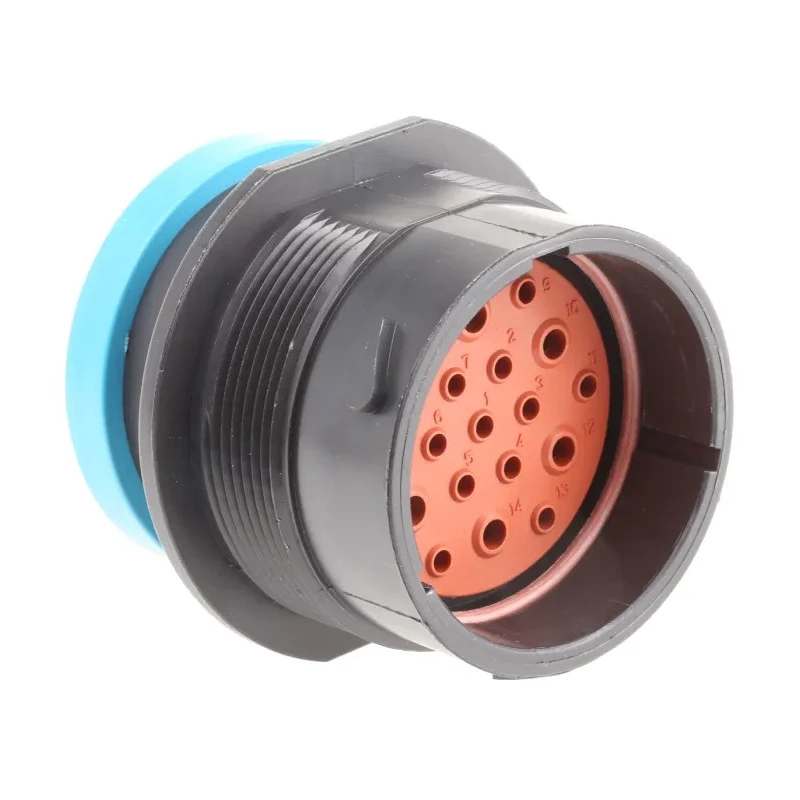 Deutsch Circular Connector 19 Contacts, 2.39 mm, Male, Socket, Cable Mount, IP67, 25A 250V, Crimp HDP24-24-19PE-L017