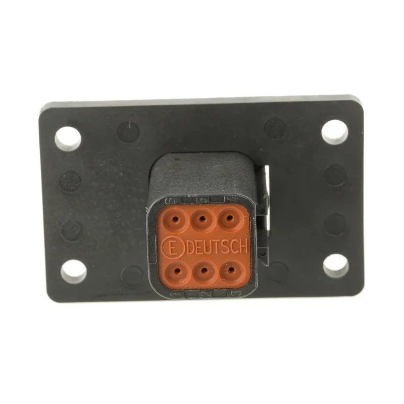 Deutsch DT04-6P-CL06 Automotive Connector Female, 6 Way, Crimp Termination, Panel Mount, Multicolor, 13A, IP68