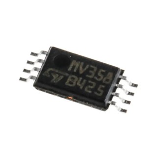 STMicroelectronics LMV358IPT Dual Operational Amplifier 1.3 MHz, Surface Mount, TSSOP, 8-Pin, 6V