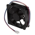 ebm-papst 8400 N Series DC Axial Fan 12V DC 20 m³/h 350 mW IP68 80mm x 80mm x 25mm Sleeve Bearing Backward Curve 