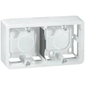Legrand MOSAIC Plastic Back Box, 3 Gangs, IP20, NF, Multicolour, Surface/Flush/Trunking Mount 0 802 86