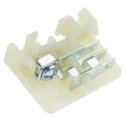 RS PRO Barrier Strip 1 Contact 1 Row 600V 20A Steel Polyamide Vertical 425-421