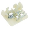 RS PRO Barrier Strip 1 Contact 1 Row 600V 20A Steel Polyamide Vertical 425-421