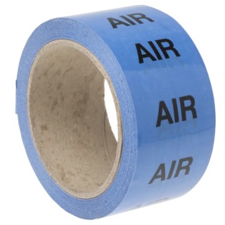 RS PRO Blue Polypropylene Vinyl Pipe Marking Tape 50mm x 33m -40°C to 70°C 711-429