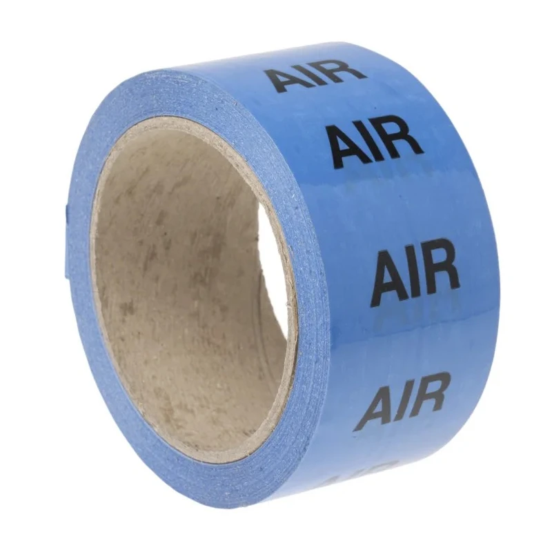RS PRO Blue Polypropylene Vinyl Pipe Marking Tape 50mm x 33m -40°C to 70°C 711-429
