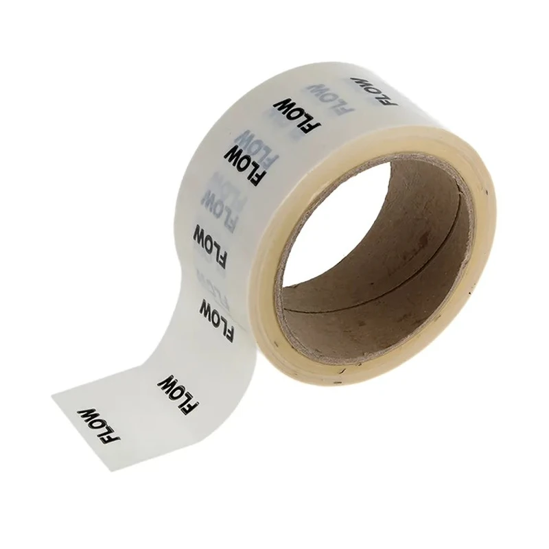 RS PRO White Vinyl Polypropylene Pipe Marking Tape, 'Flow' Text, 50mm Width x 33m Length 711-491