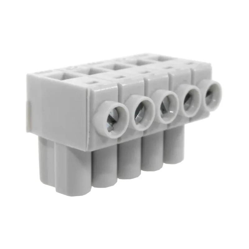 CamdenBoss CT/B Series PCB Terminal Block 36-Contact 5 mm Pitch Cable Mount Screw Straight Male Polycarbonate CTB7300/36M