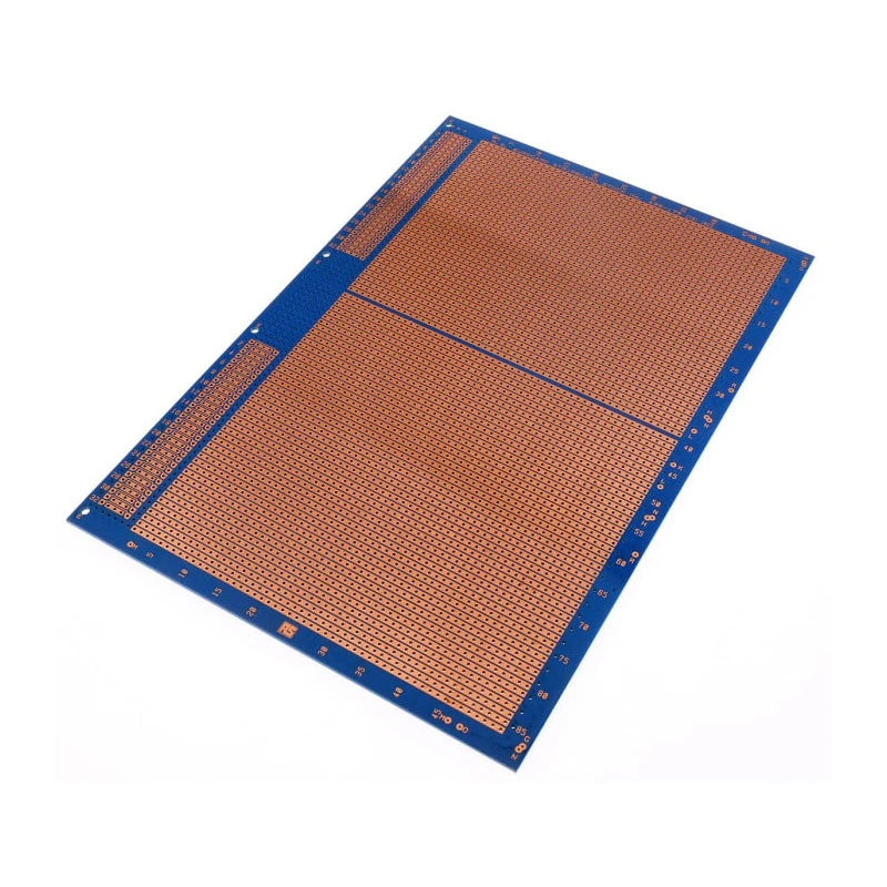Vero Technologies Stripboard Epoxy Glass Fabric Laminate FR4 233.4mm x 160mm Single-Sided 1.6mm 10-27559