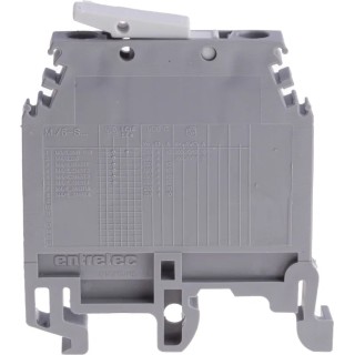 Entrelec SNA Series DIN Rail Terminal Block, Grey, 4mm², 1-Level, Screw, 400V AC, 20A, 1SNA115686R1300