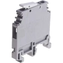 Entrelec SNA Series DIN Rail Terminal Block, Grey, 4mm², 1-Level, Screw, 400V AC, 20A, 1SNA115686R1300