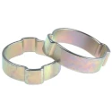 RS PRO Steel O Clip 10mm Width, 23–27mm Inside Diameter, Zinc-Plated, Double Ear, 436-459