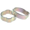 RS PRO Steel O Clip 10mm Width, 23 - 27mm Inside Diameter, Zinc-Plated, Double Ear, 436-459