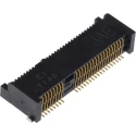 JAE 52 Way Right Angle PCI Mini PCIe Memory Card Connector, 0.8mm Pitch, Surface Mount, Solder MM60