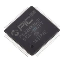 Microchip 32-bit PIC Microcontroller 80 MHz 512kB Flash 100-Pin TQFP PIC32MX360F512L-80I/PT