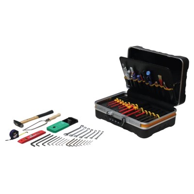 Bernstein Electrician Tool Kit 64 Pieces, VDE 1000V Approved, Case, Model 6750