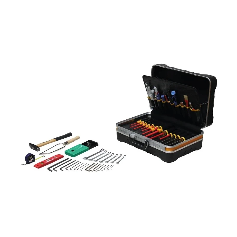 Bernstein Electrician Tool Kit 64 Pieces, VDE 1000V Approved, Case, Model 6750