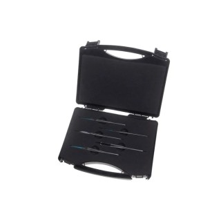Weller Erem Stainless Steel Pointed ESD Safe Tweezer Set 114mm, 5 Pieces 3500TP