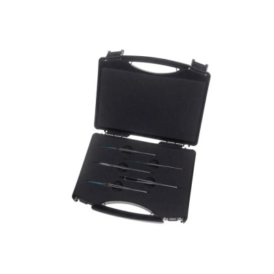 Weller Erem Stainless Steel Pointed ESD Safe Tweezer Set 114mm, 5 Pieces 3500TP