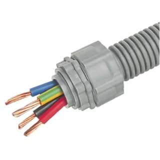 RS PRO Plastic Conduit, 25 mm Nominal Diameter, Uncoated, Grey, 5 m, IP55, Model 429-666
