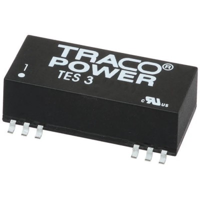 TRACOPOWER TES 3-1222 DC/DC Converter 12V Output, 125mA, 18V Max Input, 9V Min Input, 3W, Surface Mount, -40°C to 85°C