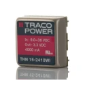 TRACOPOWER DC/DC Converter 3.3V Output, 4A, 9–36V Input, 15W, Through-Hole, -40°C to 85°C, THN 15-2410WI