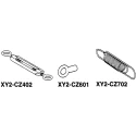 Telemecanique Sensors Rope Pull Switch Cable 50m Galvanised, Cable Clip & End Spring Kit XY2CZ305