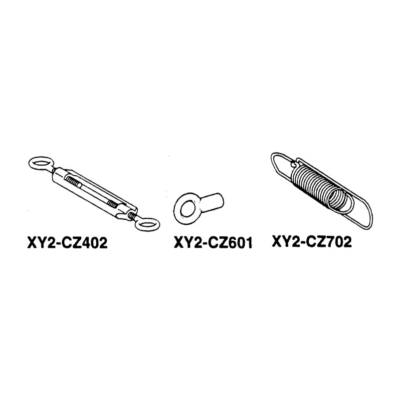 Telemecanique Sensors Rope Pull Switch Cable 50m Galvanised, Cable Clip & End Spring Kit XY2CZ305