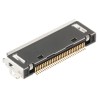 JAE DD1 Series Straight Surface PCB Socket, 30 Contacts, 1 Row, 0.5 mm Pitch, Solder, Surface Mount, 12A, 30V DD1R030HA1