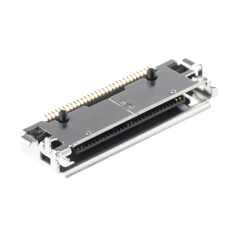 JAE DD1 Series Straight Surface PCB Socket, 30 Contacts, 1 Row, 0.5 mm Pitch, Solder, Surface Mount, 12A, 30V DD1R030HA1