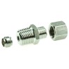 Legris Stainless Steel Straight Hexagon Coupler Pipe Fitting 1/4 in BSPT, 80 bar, 250°C, 316L - 1805 06 13