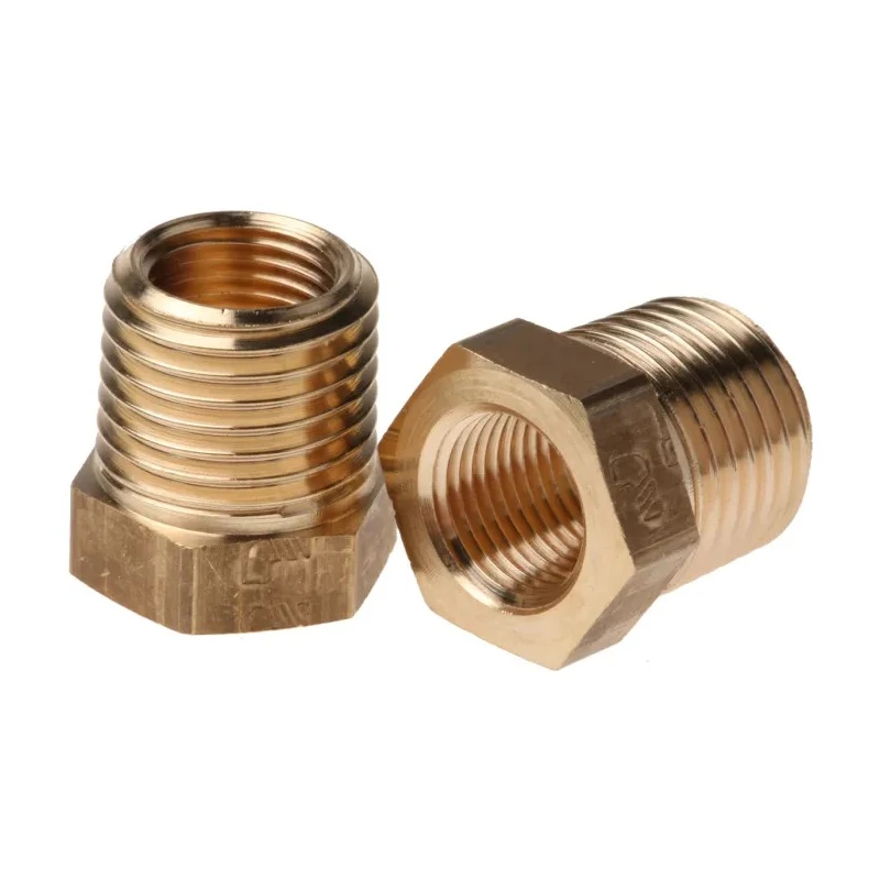 Legris Pneumatic Brass Threaded Reducer Fitting, Male R 1/4 in to Female G 1/8 in, 250 Bar, 150°C, 0163 13 10
