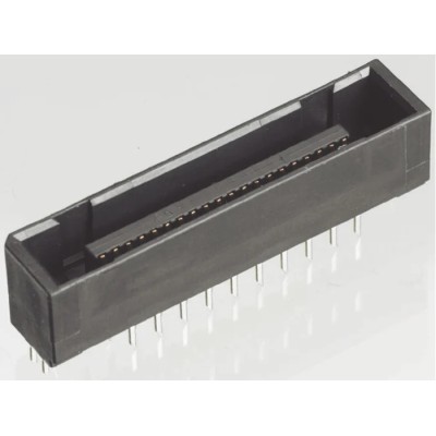 JAE Straight Through Hole PCB Header, 40 Contacts, 2.54mm Pitch, 2 Row, Shrouded, 1A, 500V TX25