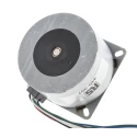 Crouzet Permanent Magnet Stepper Motor, 12.7V, 0.24Nm, 7.5° Step Angle, 65 mm Frame, 6 mm Shaft 82940003