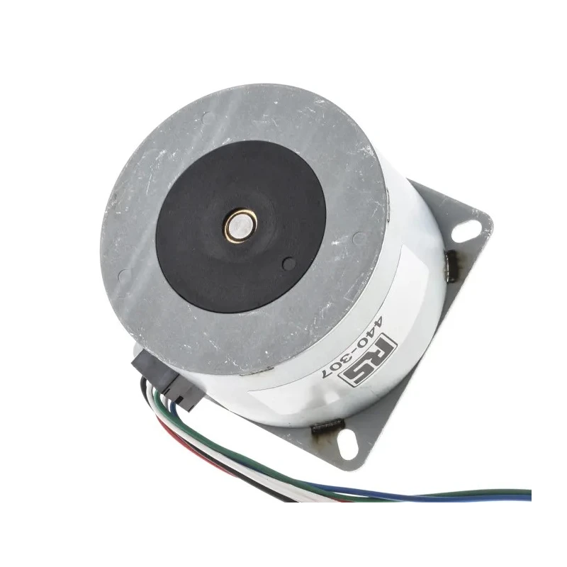Crouzet Permanent Magnet Stepper Motor, 12.7V, 0.24Nm, 7.5° Step Angle, 65 mm Frame, 6 mm Shaft 82940003