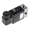 Burkert Solenoid Valve 3 Port NO/NC, Stainless Steel, 230V AC, 1/4 in, Model 021396