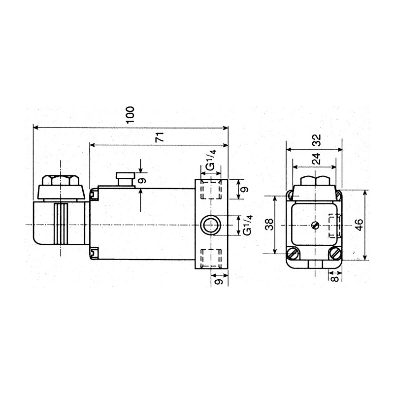 Burkert Solenoid Valve 3 Port NO/NC, Stainless Steel, 230V AC, 1/4 in, Model 021396