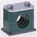 Parker Polypropylene Tube Clamp for 18 mm OD Tube, 1.2 m Clamp Spacing, -30°C to 90°C, RAP3-218