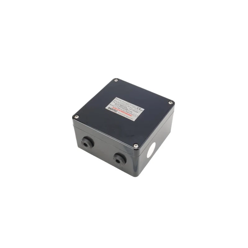 Bartec GB Series Black Polyester Junction Box, IP66, 15 Terminals, ATEX, 160 x 160 x 90 mm GB 160-730379