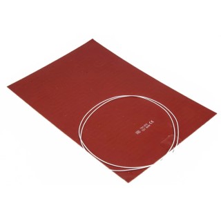 RS PRO Silicone Heater Mat, Rectangle, 200 mm x 300 mm, 12V DC, 60W, Peak Temperature 200°C 731-372