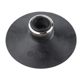 SMC 50 mm Flat Nitrile Rubber Suction Cup ZP50CN, Female/Male/Barb/One-Touch Connection