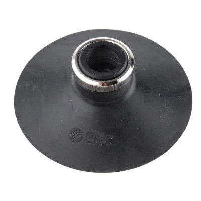 SMC 50 mm Flat Nitrile Rubber Suction Cup ZP50CN, Female/Male/Barb/One-Touch Connection