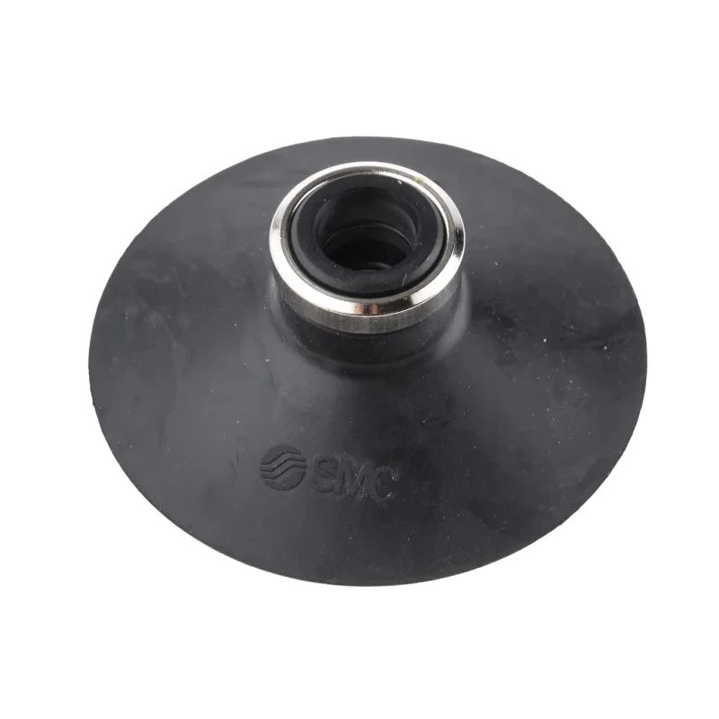 SMC 50 mm Flat Nitrile Rubber Suction Cup ZP50CN, Female/Male/Barb/One-Touch Connection